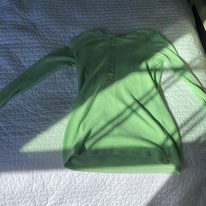 light green long sleeve t-shirt